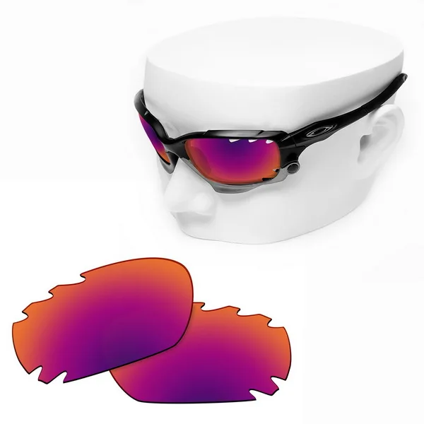 Purple Red Mirror OOWLIT поляризованные Сменные линзы для-Oakley Jawbone вентилируемый солнцезащитные очки - Цвет линз: Purple Red Mirror