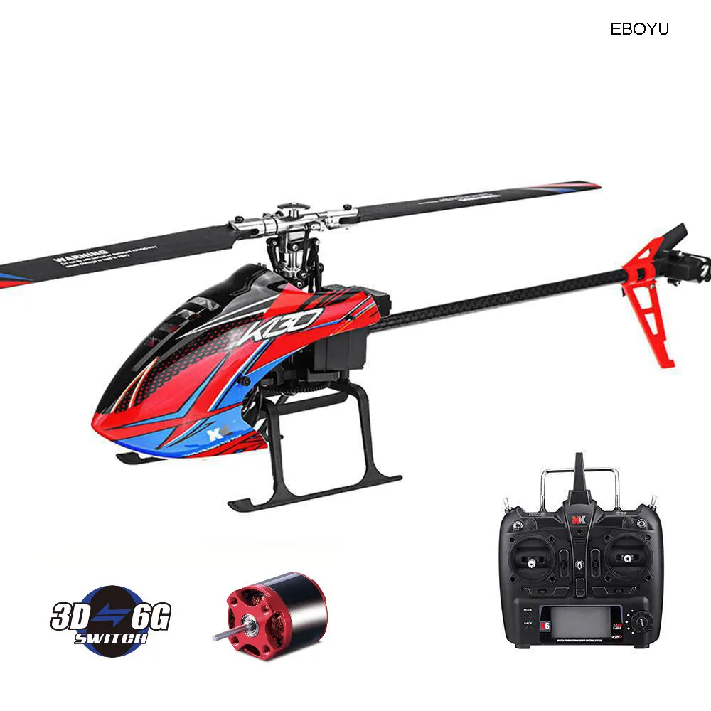 WLtoys XK K130 Радиоуправляемый вертолет 2,4G 6CH бесщеточный мотор 3D-6G без флюбардов совместим с FUTABA S-FHSS трюковый вертолет RTF игрушка