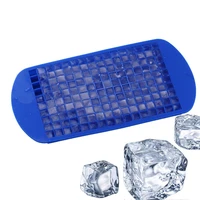160 grids mini ice cube frozen mold silicone trays cold drink helper