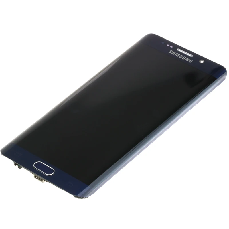 Супер AMOLED G928 lcd с рамкой для Samsung Galaxy S6 edge plus дисплей G928 G928F сенсорный экран дигитайзер сборка