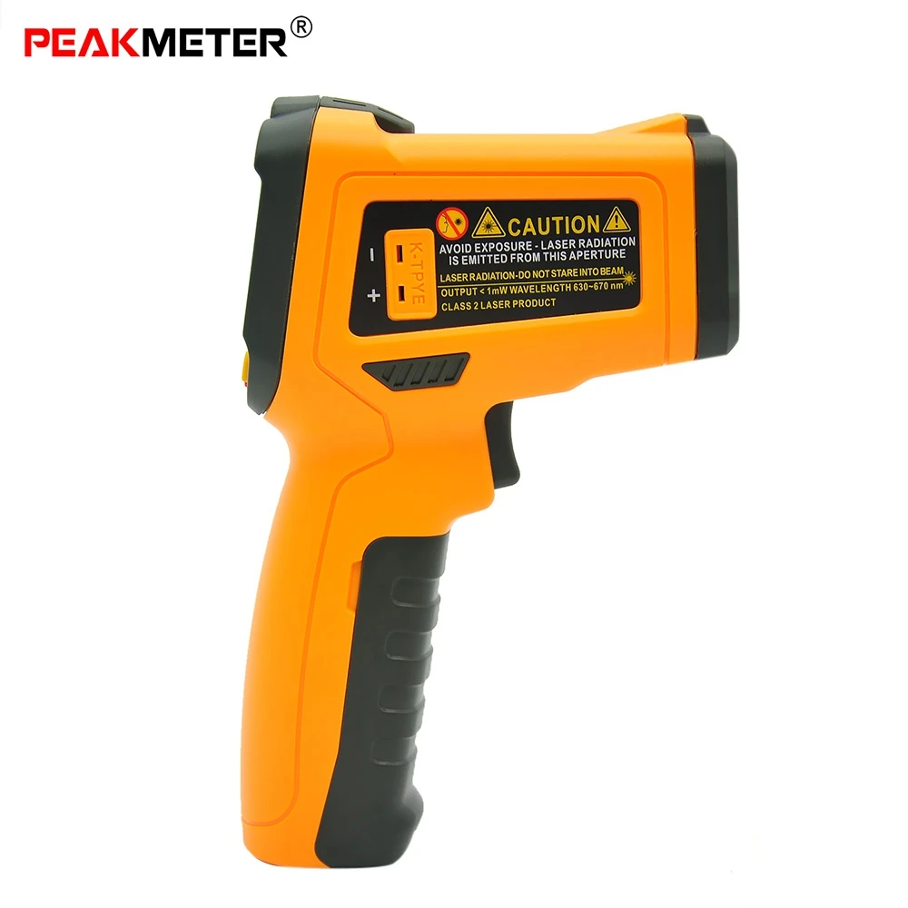 Peakmeter pm6530c Бесконтактный цифровой инфракрасный термометр Красочные Подсветка