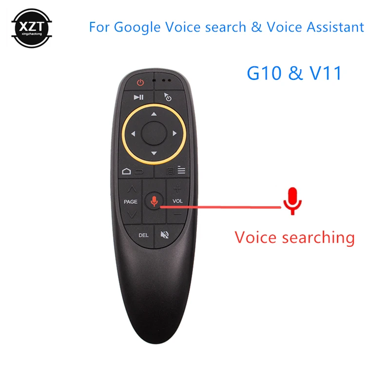 G10 Air Mouse 2 4 ГГц беспроводной голосовой микрофон гироскоп Android TV Box T9 H96 Max X96