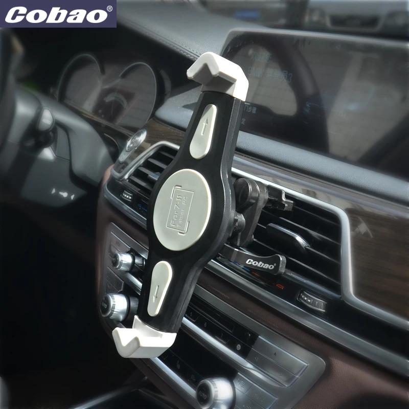 Cobao 7-11 дюймов Автомобильный держатель для планшета с вентиляционным отверстием Автомобильный держатель для планшета Регулируемая подставка для планшета для Ipad Mini 1 2 3 4 Air 2 Pro 9," samsung
