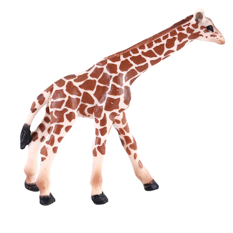 Большой размер набор игрушек жираф пластиковые игровые игрушки модель жирафа