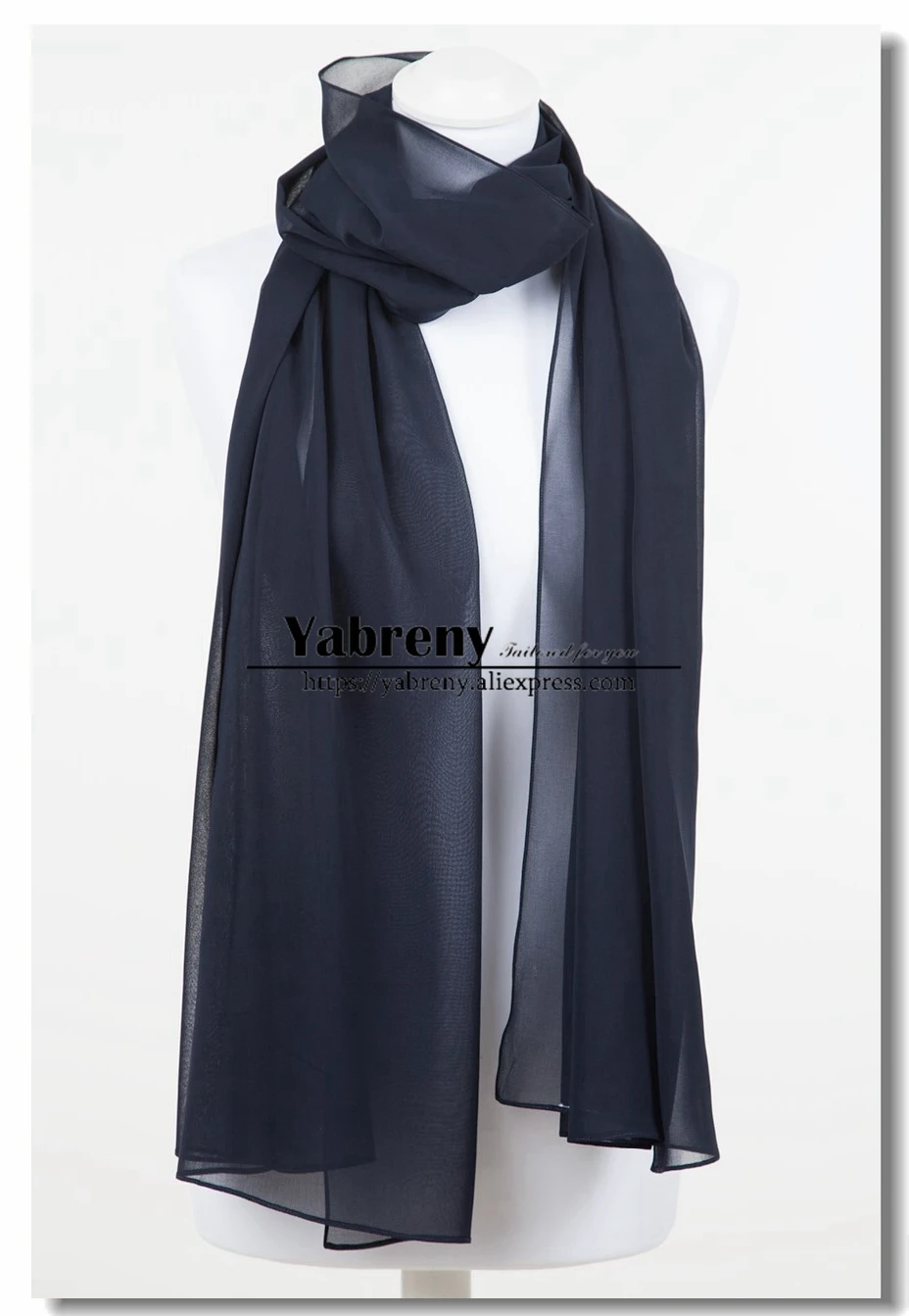 

2019 New arrival Plus size Chiffon Elastic waist Mother of the bride pants suits with shawl Black Navy