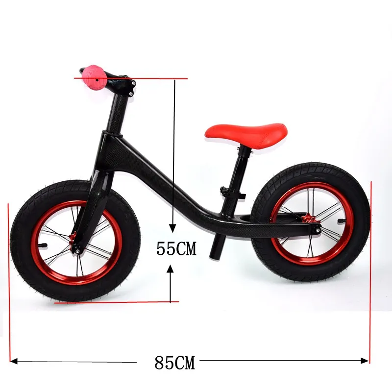 2019 new children's balance car future 3K carbon fiber sliding bicycle suitable for children aged 2-6 | Спорт и развлечения