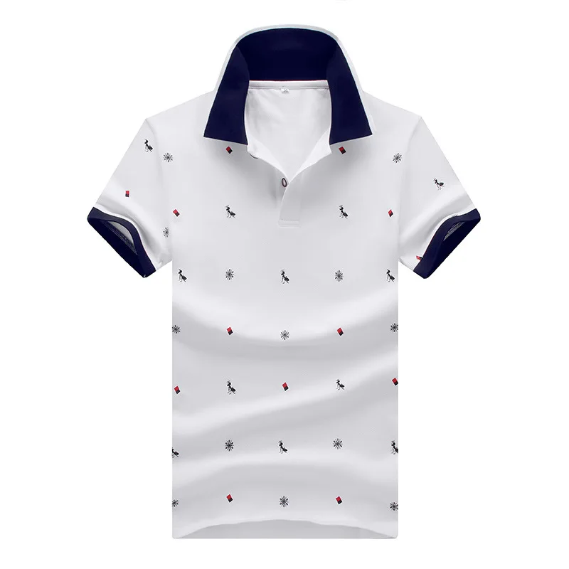 Camisa Polo брендовая белая уличная Мужская рубашка поло в австралийском стиле с