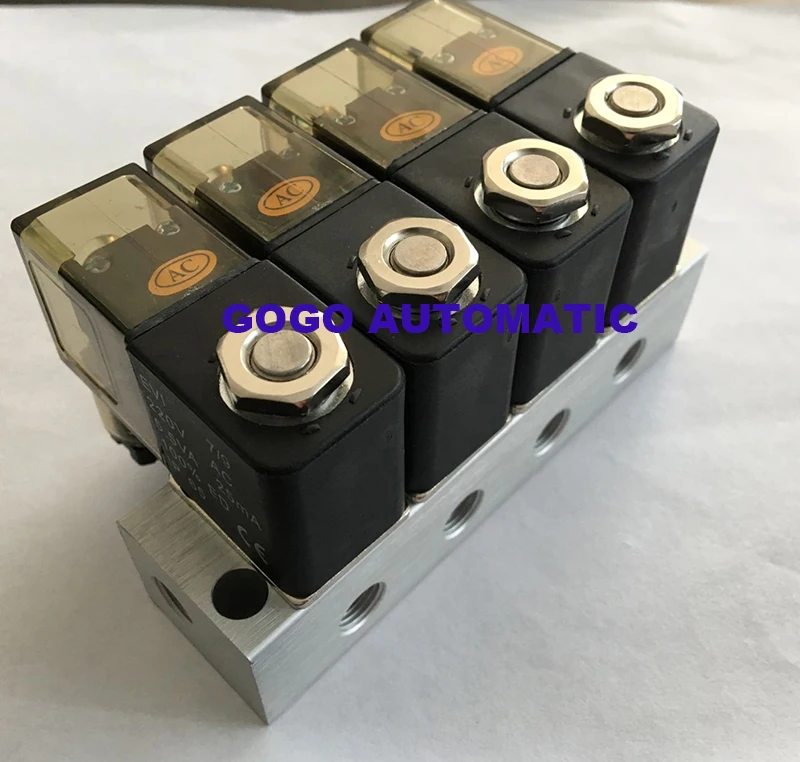 Электромагнитный клапан 2 способа прямого действия с коллектором 4 шт. 2V025 06 1/8