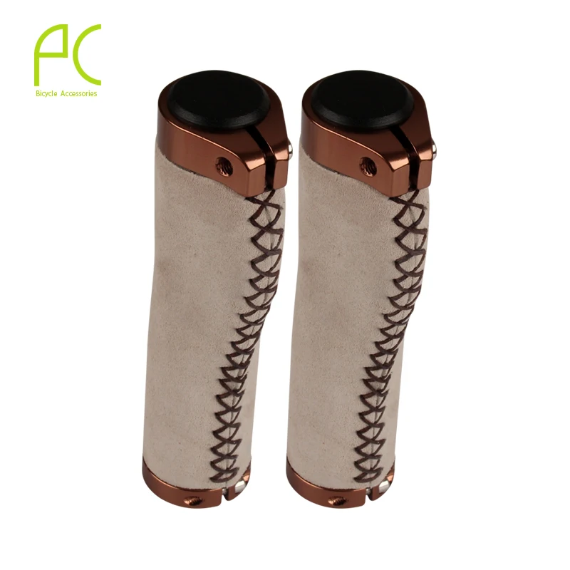 PCycling велосипедные ручки противоскользящие MTB из воловьей кожи винтажные Ретро