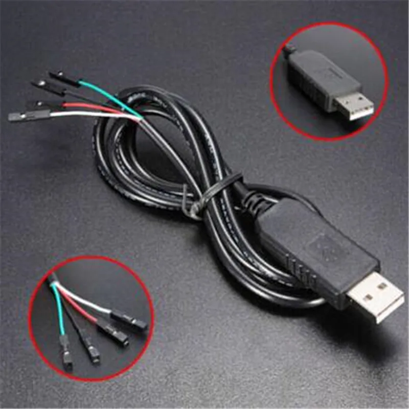 1 шт. 8 В USB для TTL линия последовательной линии загрузки кистей|Сетевые шнуры и
