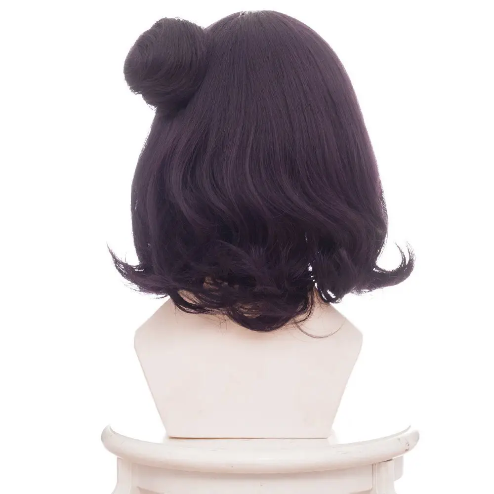 Game Fate/Grand Order FGO Katsushika Hokusai Cosplay Wig Purple Hair With A Bun+ Cap | Тематическая одежда и униформа
