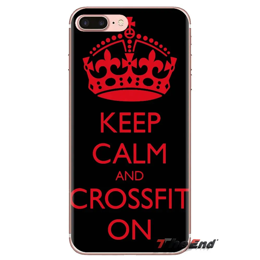 CrossFit тренировочный Krait фитнес-центр Мягкий ТПУ чехол для Samsung Galaxy S3 S4 S5 Mini S6 S7 Edge S8 S9