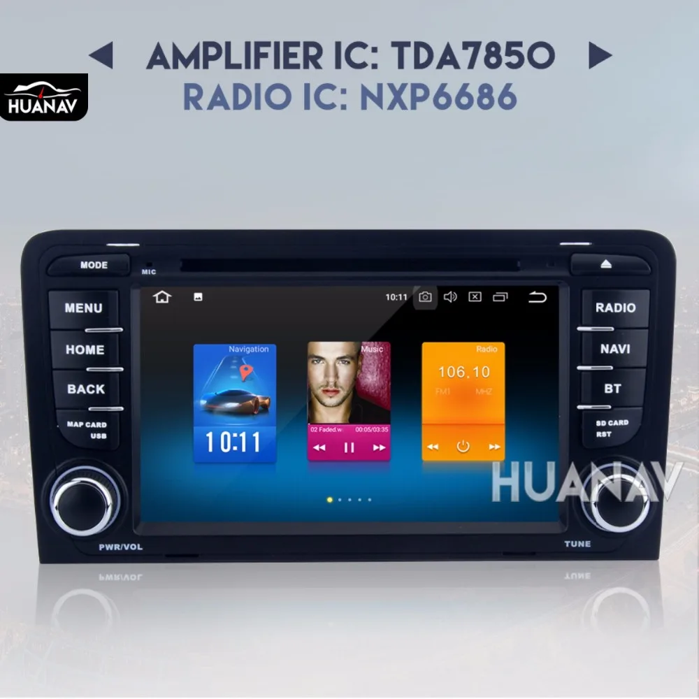 Автомобильный DVD плеер GPS навигация для Audi A3 S3 2003 2013 Автомобильная Мультимедийная