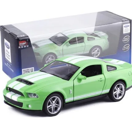 Реалистичные 1:32 Форд Шелби GT500 Литые и игрушечные автомобили модель автомобиля