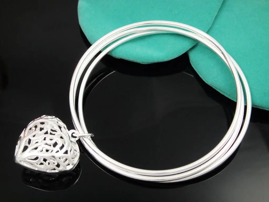 

fashion jewelry, S925 Sterling Silver color Jewelrybracelet, jewelry,Brand New B355