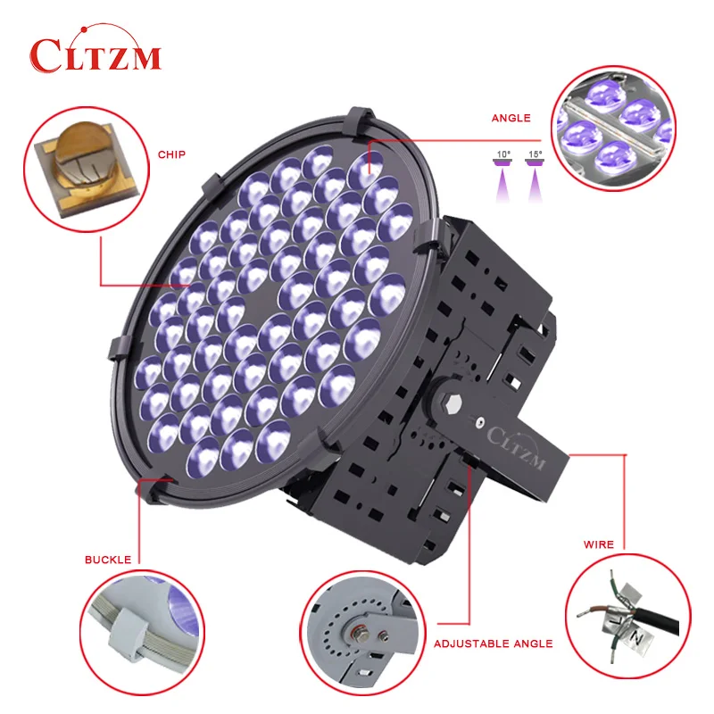 200 Вт cltzm бытовой LED лампа УФ отверждения геля AC12/24/36/48 В бактерицидная
