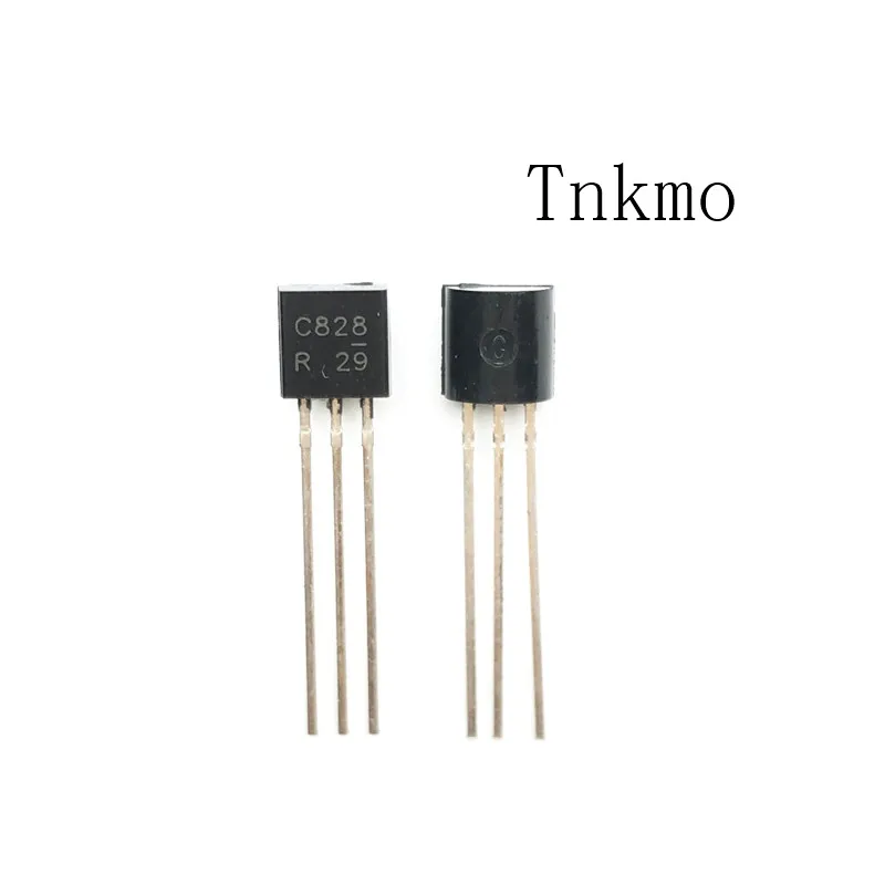 100 шт. 2SC828 C828 TO-92 небольшой транзистор 0.1A 30В Новый | Электроника