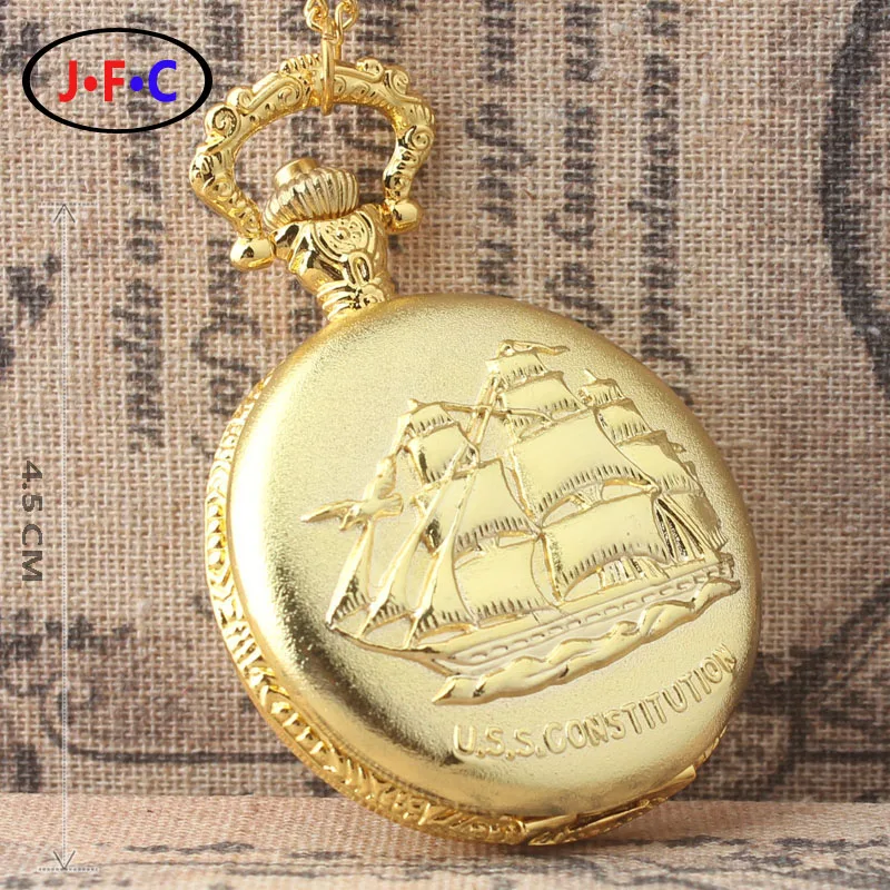 Большой антикварный золотой классический галеон памятная коллекция студентов и