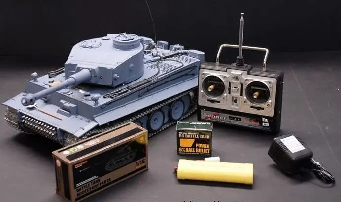 Henglong 1/16 Немецкий Тигр I страйкбол RC боевой танк 3818-1