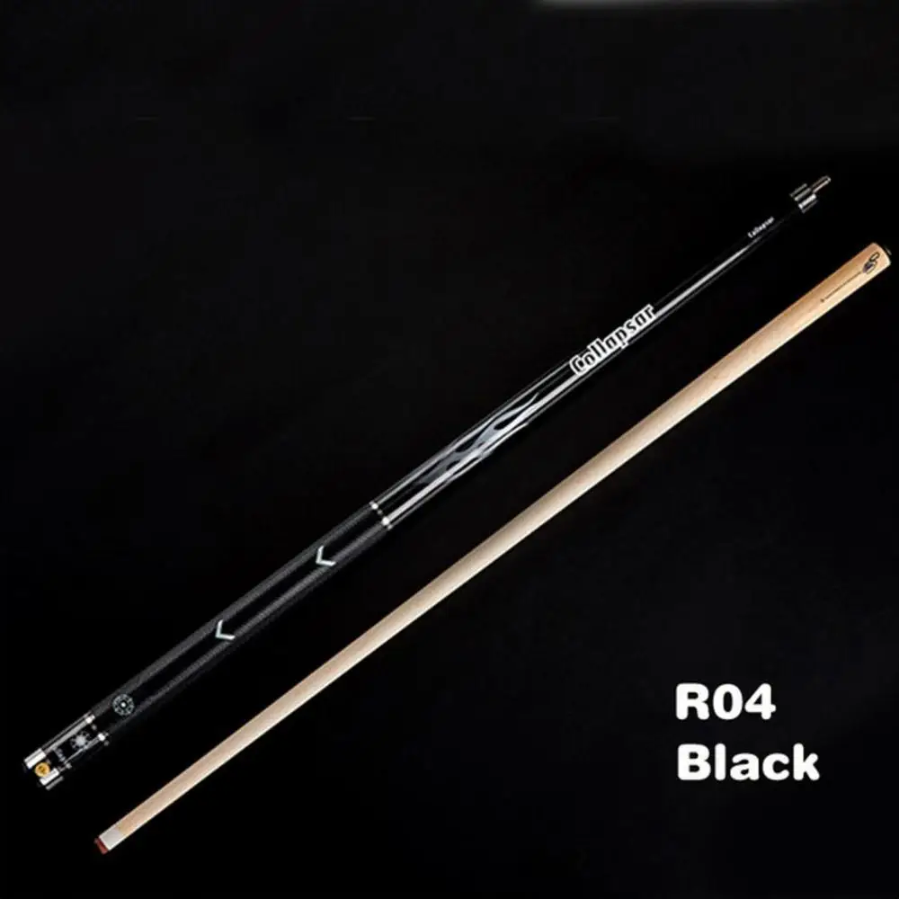 Collapsar R04 R05 Billiard Pool Cue Stick with Case 58Inch Maple Wood Shaft Black White Cue 11.5mm 13mm Tip Billiards Cue - Цвет: R04
