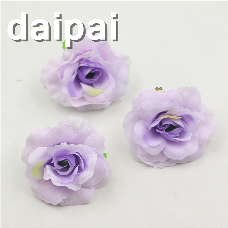Скрапбук светло-Фиолетовое/Лавандовое Украшение DIY листья розы цветы ручной