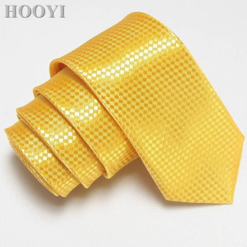 Мужской однотонный галстук-бабочка HOOYI из полиэстера Модные Узкие