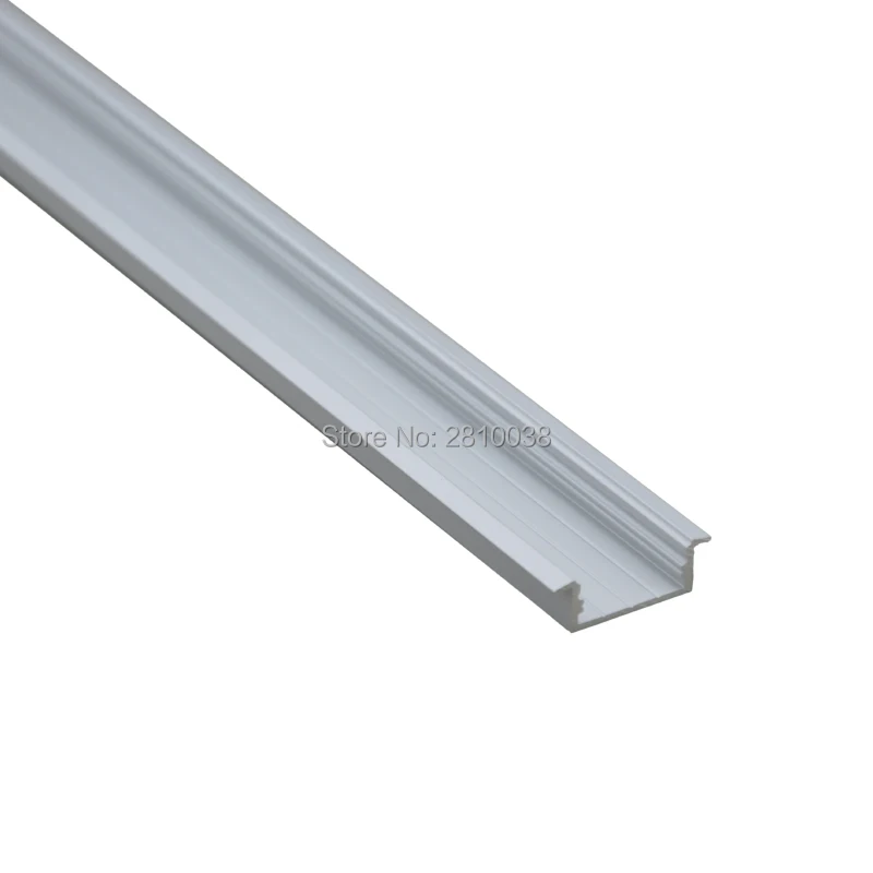 10 X 1M Sets/Lot T type Anodized LED profile diffuser cover and AL6063 T6 Perfiles led for recessed Wall or floor lights