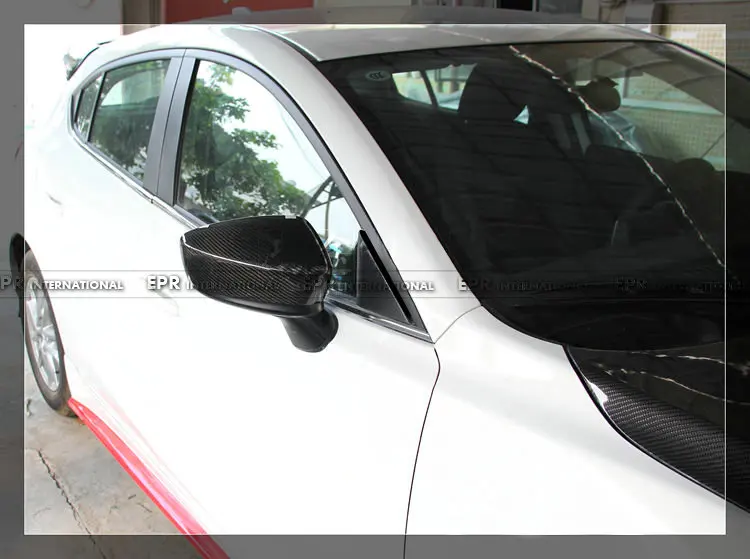 Автомобильный Стайлинг для Mazda 3 Axela BM 2014 крышка зеркала из углеродного