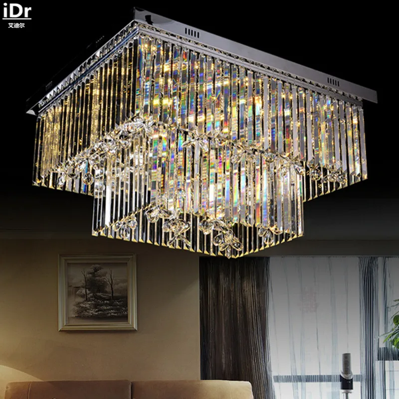 Персонализированные минималистичные современные светодиодные Хрустальные