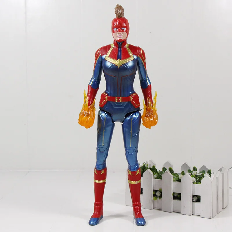 30 см MCU супергерой фигурка Мститель 4 эндшпиль Капитан Америка Росомаха Человек-паук Железный человек Тор танос Халк Росомаха игрушки - Цвет: mask Carol bag