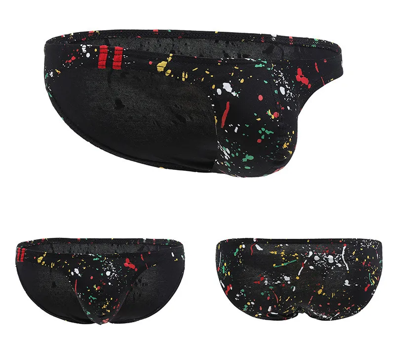 5PCS Low Waist Sexy Men Underwear Shorts Mens Briefs Short Breathable Underpants Pouch Briefs Panties