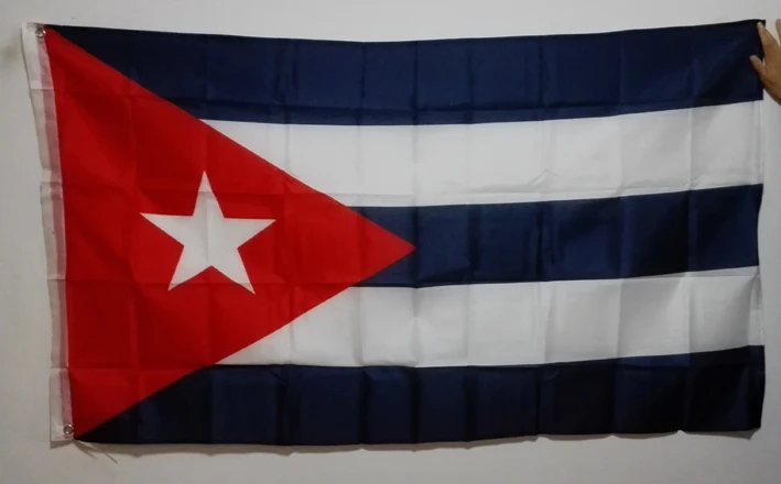 

Флаг Кубы, Национальный Флаг Северной Америки по всему миру, Лидер продаж, товары 3x5 футов, 150x90 см, баннер, латунные металлические отверстия