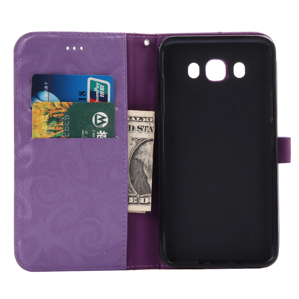 Кожаный чехол-книжка Love Heart Quicksand Book для Samsung Galaxy J7 2016 j710 J710F | Мобильные телефоны и