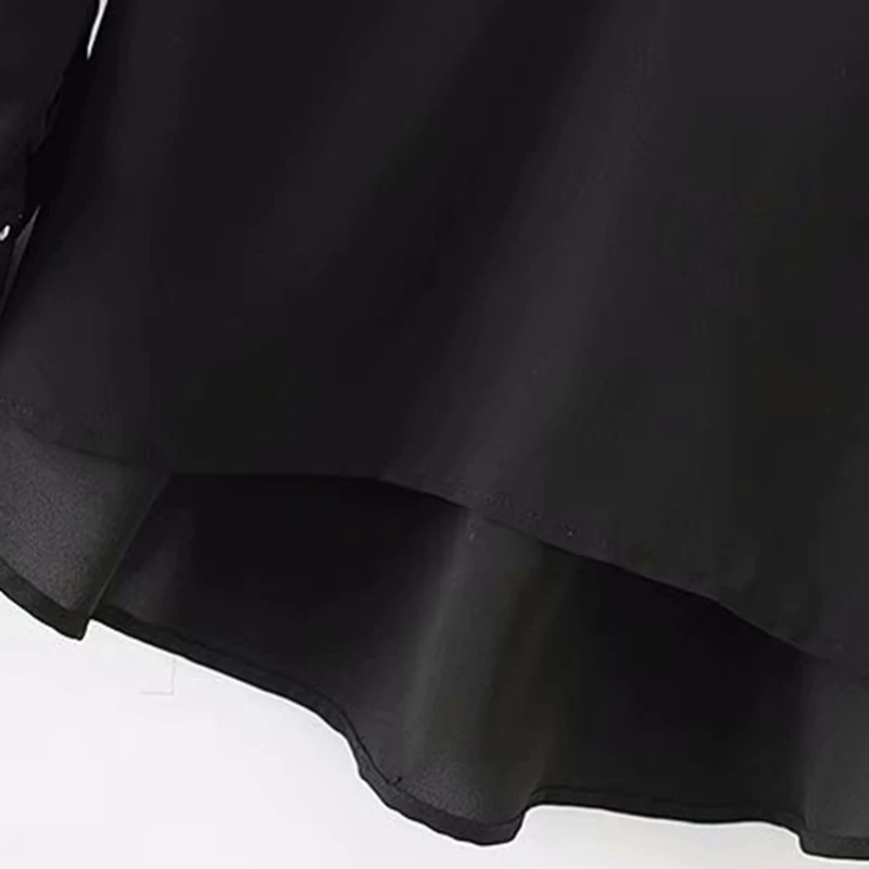 Wonder 2018 new Vintage Flowy Rivet Decorate Tops Blouses Lapel Collar Long Sleeve Pleated Ladies Shirts Casual Blusas Mujer |