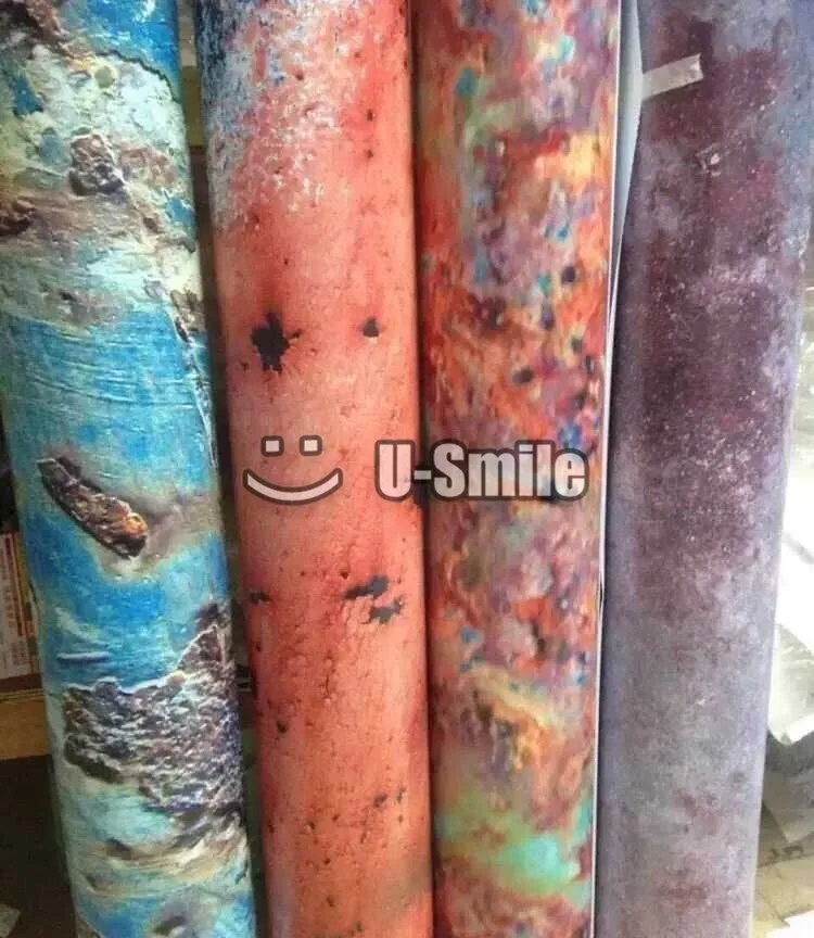 

Rusting Wrap Vinyl Film Sheet Rusty Car Wrap Bubble Free Vehicle Graphics Size:1.50*30m/Roll