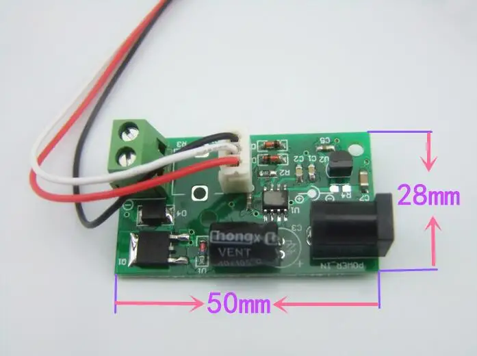 Микро ШИМ DC регулятор двигателя Водяной насос мини Регулятор скорости 6/12/24 в 3 А с