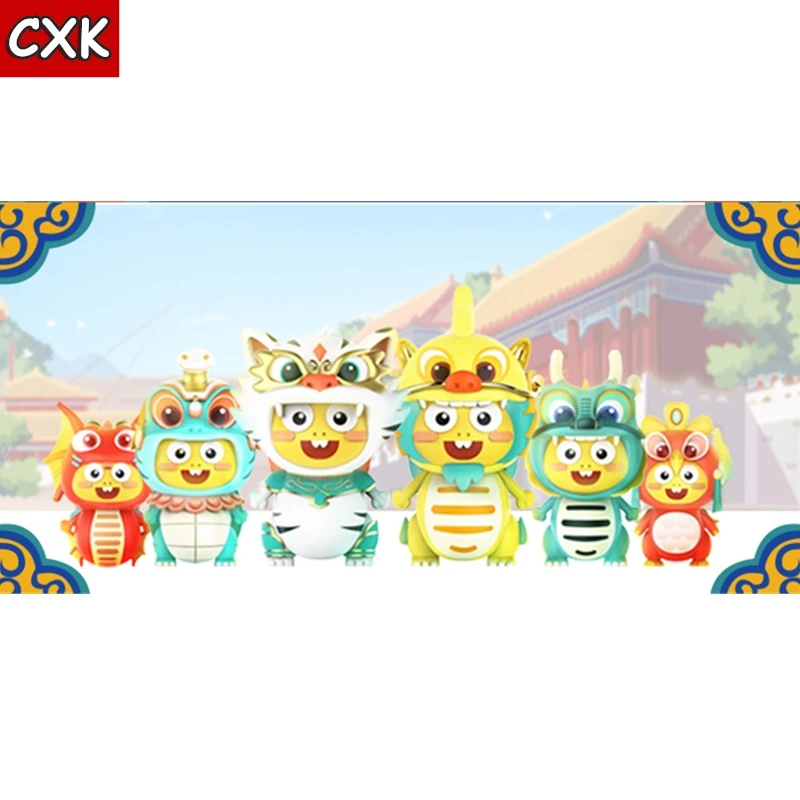 Новинка VIPKID динозавр Мифические животные 6 шт подарок для детей плюшевые