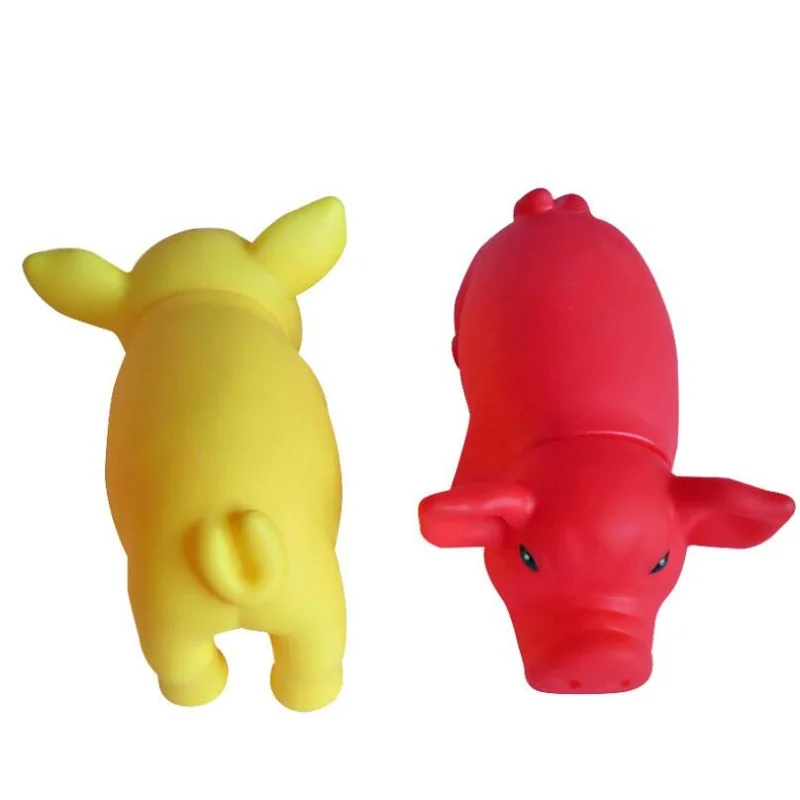 

Pet toys Screaming pig vinyl abreact toy Bite-resistant dog chew toys Safety and non-toxicity