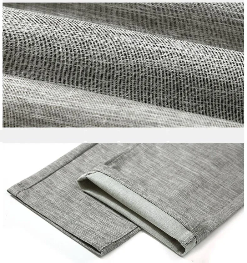 2019 летние новые мужские брюки Linenn повседневные облегающие модные деловые тонкие