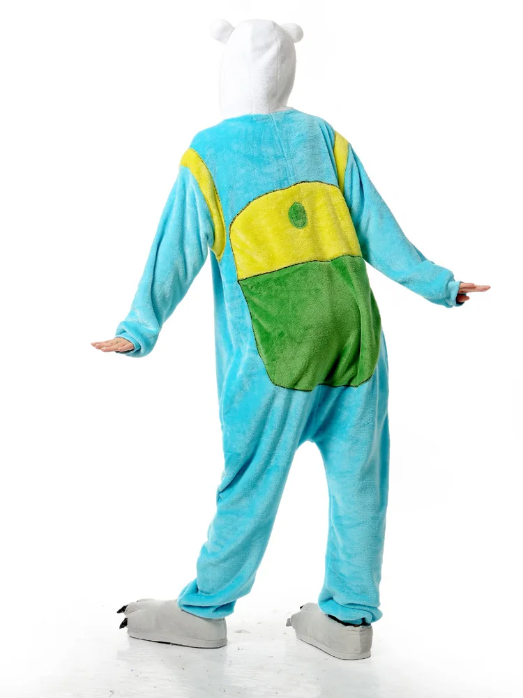 Приключения go Финн и Джейк Комбинезоны Onesie аниме увлажняющим эффектом марки The Finn
