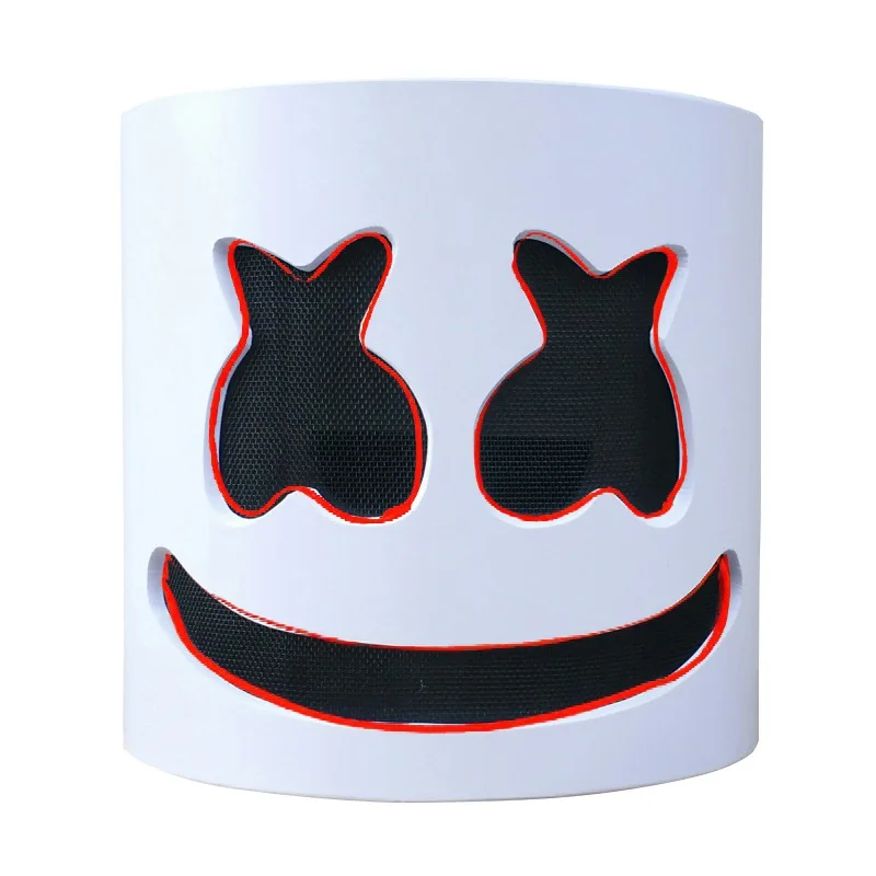 HW9R glowing mask LED DJ музыка светящиеся маски партии маскарад маски анфас Обложка Головные уборы для взрослых Косплэй Хэллоуин фестиваль вечеринок - Цвет: HW9R glowing mask