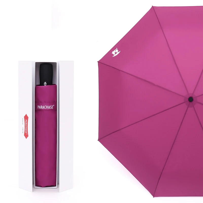 rose red Парашютный 116 см автоматический зонт от дождя для женщин и мужчин, ветрозащитные 8K большие зонты, безопасные взрывозащищенные складные зонты для гольфа - Цвет: rose red