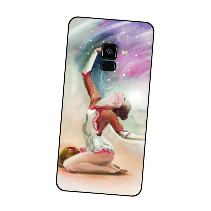 P078 гимнастика Черный силиконовый чехол для Samsung Galaxy J2 J3 J4 J5 J6 J7 J8 Pro Plus Prime 2018 2017 |
