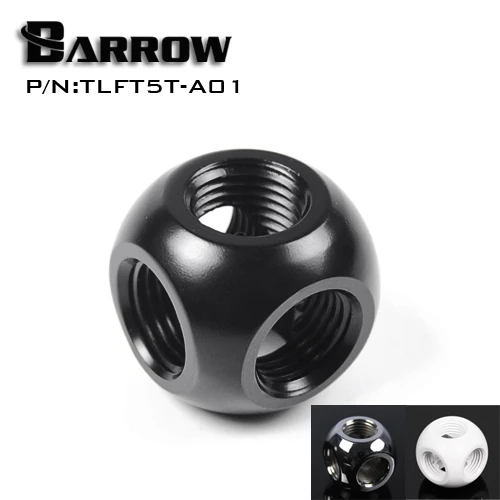 Barrow TLFT5T A01 G1 / 4 &quotX5 черный белый серебристый золотой 5 полосный кубический адаптер