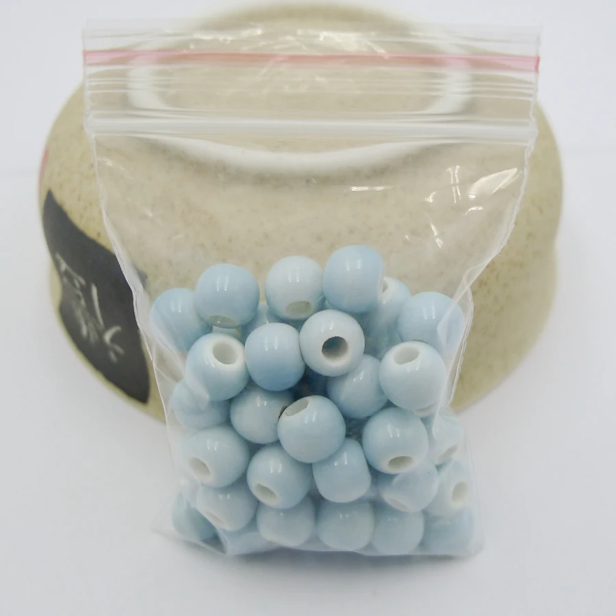 6 #100 шт Китай керамические бусины не деревянные Procelain для изготовления ювелирных