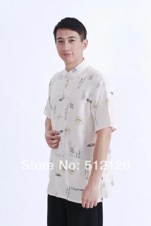 Шанхай история новая распродажа хлопковая льняная рубашка Китайская