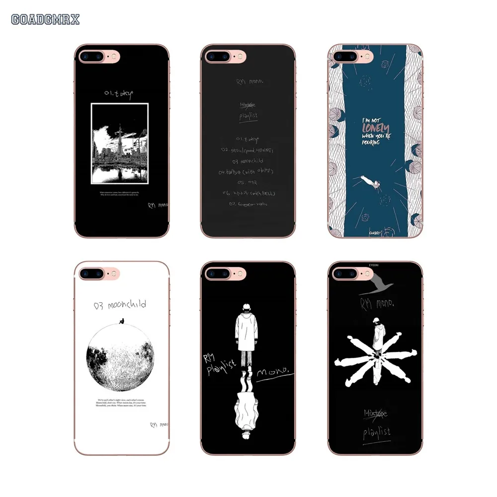 Мягкий прозрачный чехол для Huawei P Smart G7 G8 P7 Mate 10 P20 Pro P8 P9 P10 Lite Mini GR5 2017 RM Mono 2018 Mixtape Album
