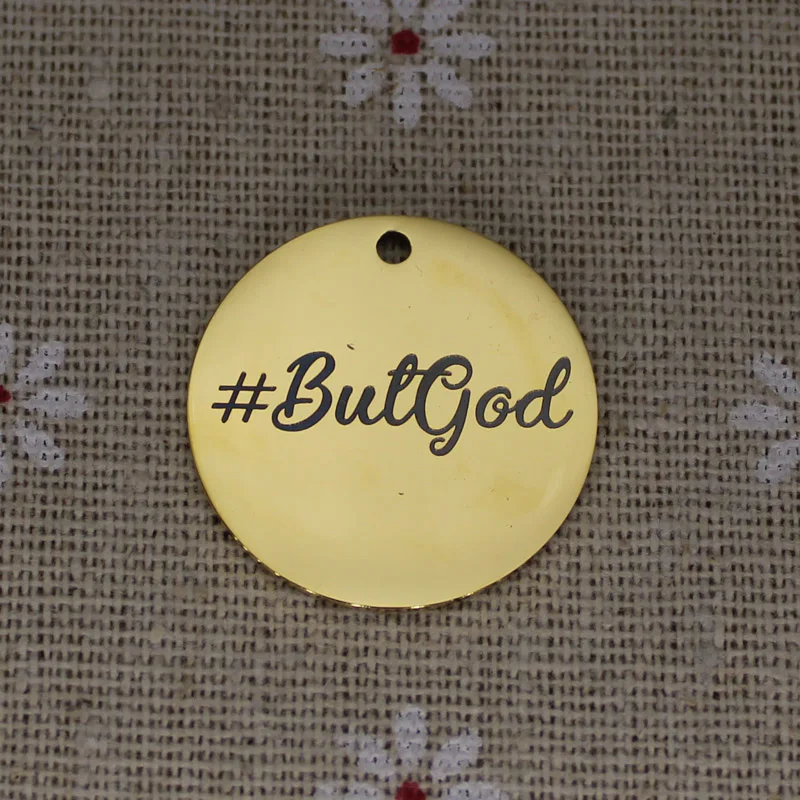 Божья коровка Религиозные Подвески из нержавеющей стали-# ButGod Шарм для изготовления ювелирных изделий
