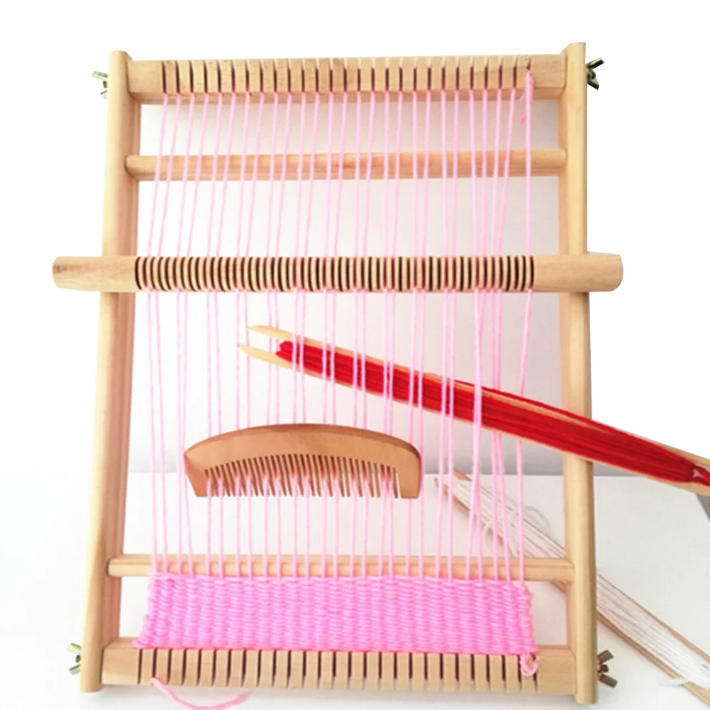 Ткацкий станок набор для мальчиков ручной тканый костюм DIY деревянный многофункциональный ткацкий станок
