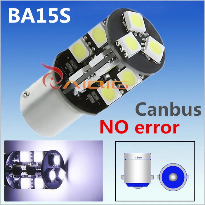 1156 BA15S 19 SMD CANBUS OBC безошибочная автомобильная светодиодная лампа p21w R5W